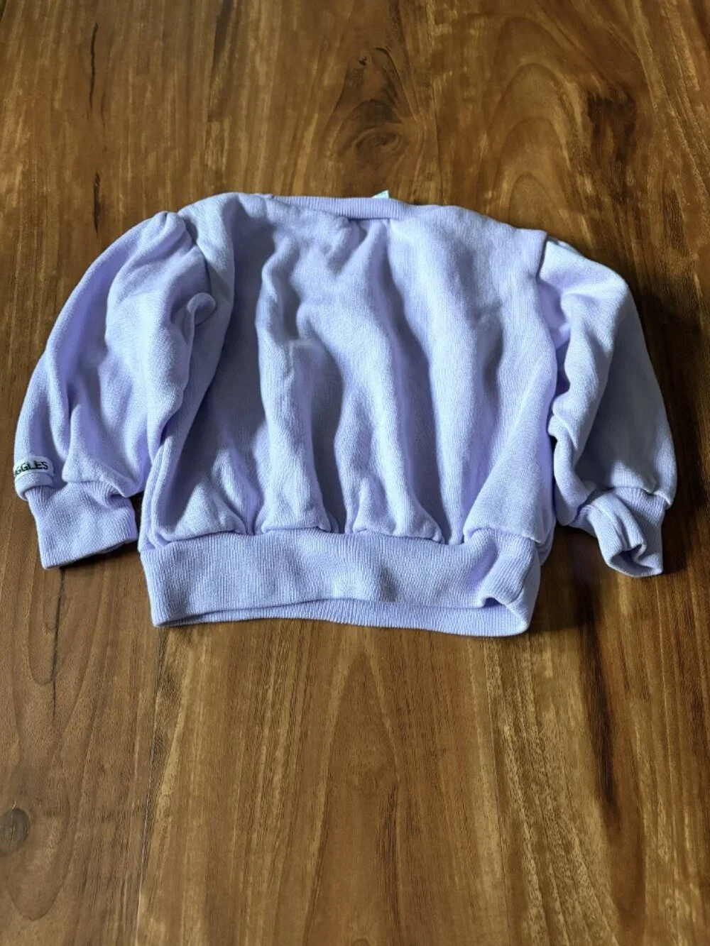 Vintage Joggles lavender lace two piece sweatshirt sweatpants set size 2T